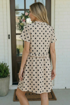 Spotted Something Sweet: Polka Dot Ruffle Mini Dress - Charming Charlie