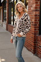 Leopard Love Lace-Up Cardigan - Charming Charlie