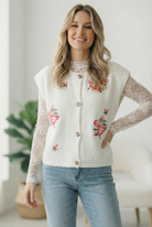 Rose Garden Knit Vest - Charming Charlie