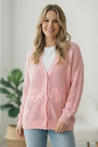 The Pink Daydream Netted Cardigan - Charming Charlie