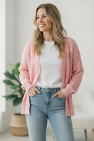 The Pink Daydream Netted Cardigan - Charming Charlie