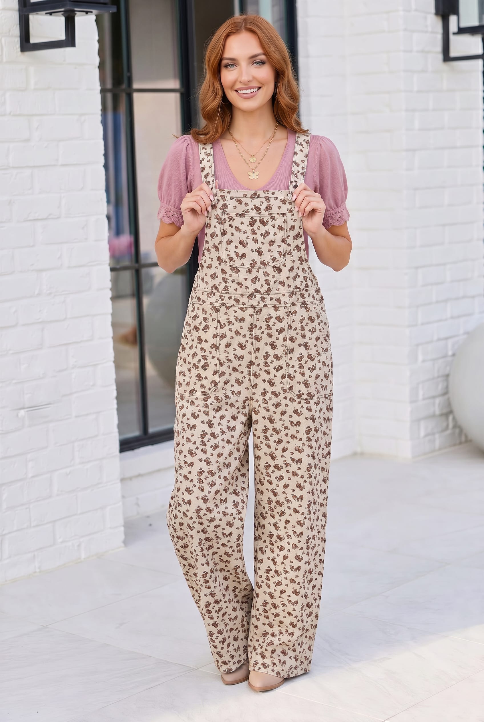 Wildflower Fields Floral Overalls - Charming Charlie