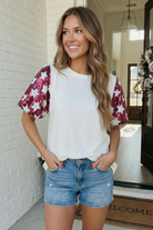 Star Power Sequin Sleeve Top - Charming Charlie