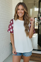 Star Power Sequin Sleeve Top - Charming Charlie