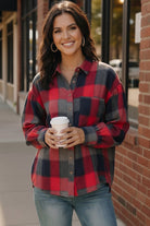 Lumberjack Love Flannel Button Down - Charming Charlie