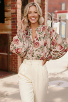 Petals & Poetry Blouse - Charming Charlie