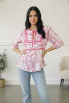 Where is the Garden Party Tie Blouse - Charming Charlie