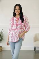 Where is the Garden Party Tie Blouse - Charming Charlie