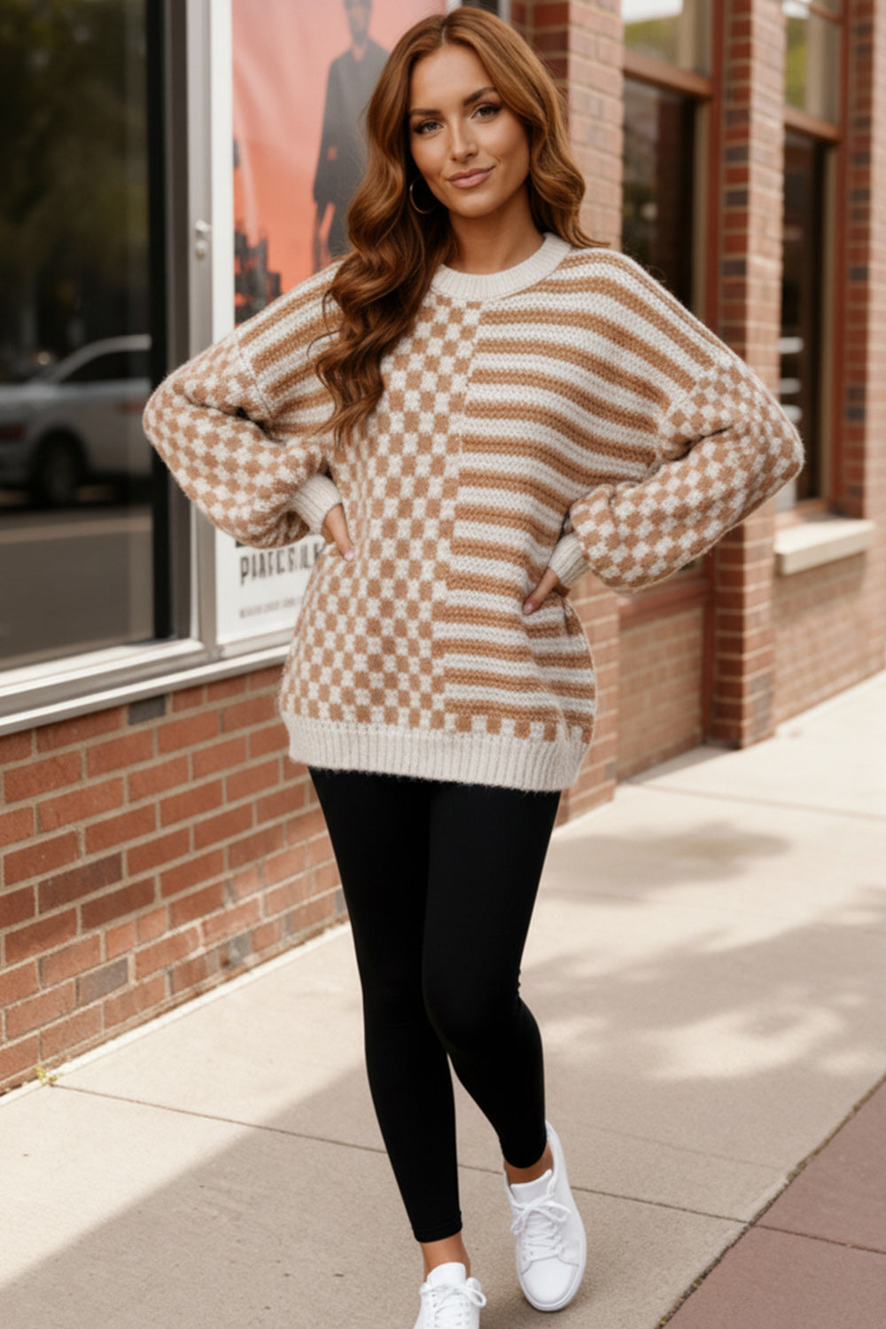 Cozy Crossroads Taupe Sweater - Charming Charlie