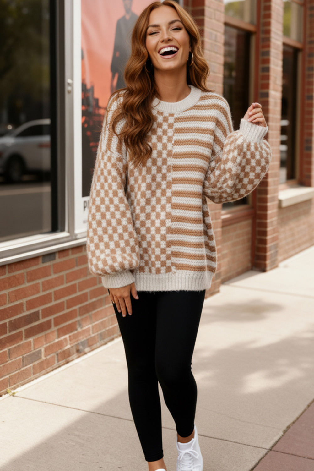 Cozy Crossroads Taupe Sweater - Charming Charlie