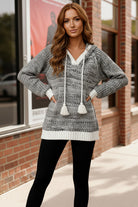 Snowbound Hoodie Sweater - Charming Charlie