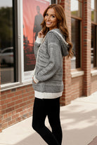 Snowbound Hoodie Sweater - Charming Charlie