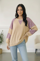 Country Cozy Oatmeal Long Sleeve Thermal - Charming Charlie