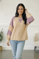 Country Cozy Oatmeal Long Sleeve Thermal - Charming Charlie