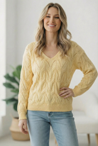 I'll Meet You at the Tennis Match Patterned Sweater - Charming Charlie