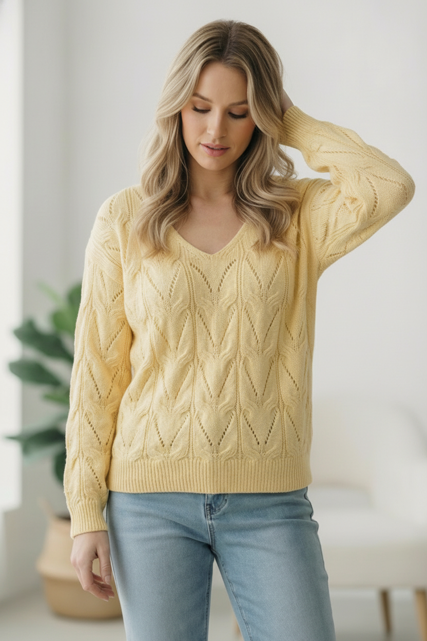 I'll Meet You at the Tennis Match Patterned Sweater - Charming Charlie