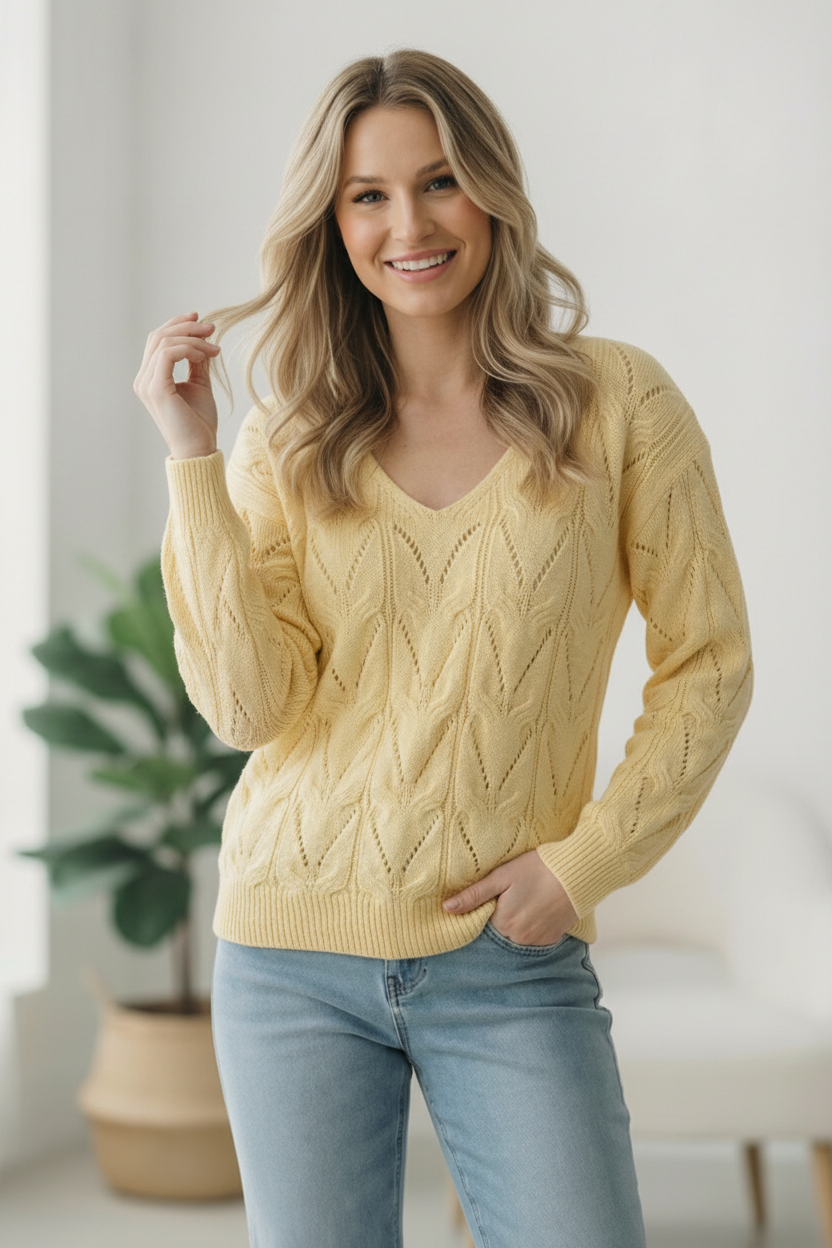 I'll Meet You at the Tennis Match Patterned Sweater - Charming Charlie