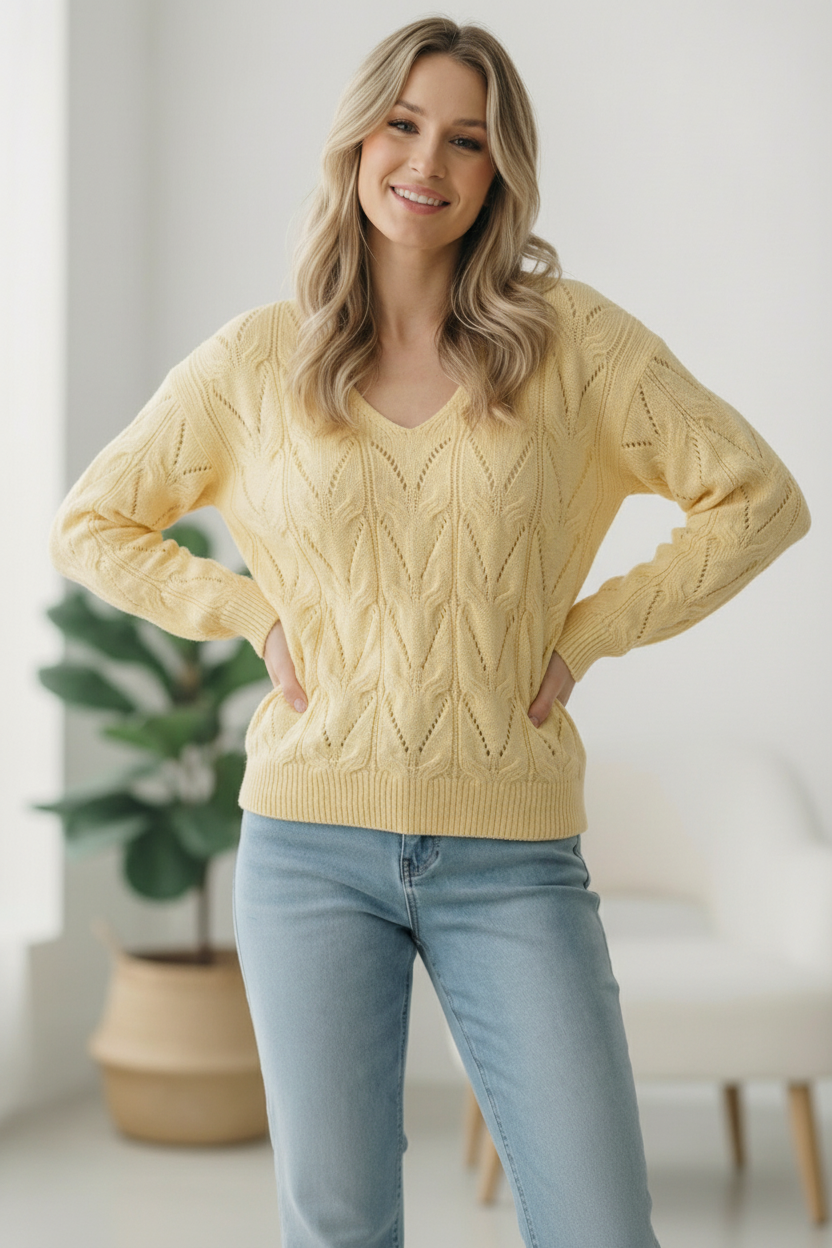 I'll Meet You at the Tennis Match Patterned Sweater - Charming Charlie
