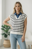 With an Ocean View Sweater Vest - Charming Charlie