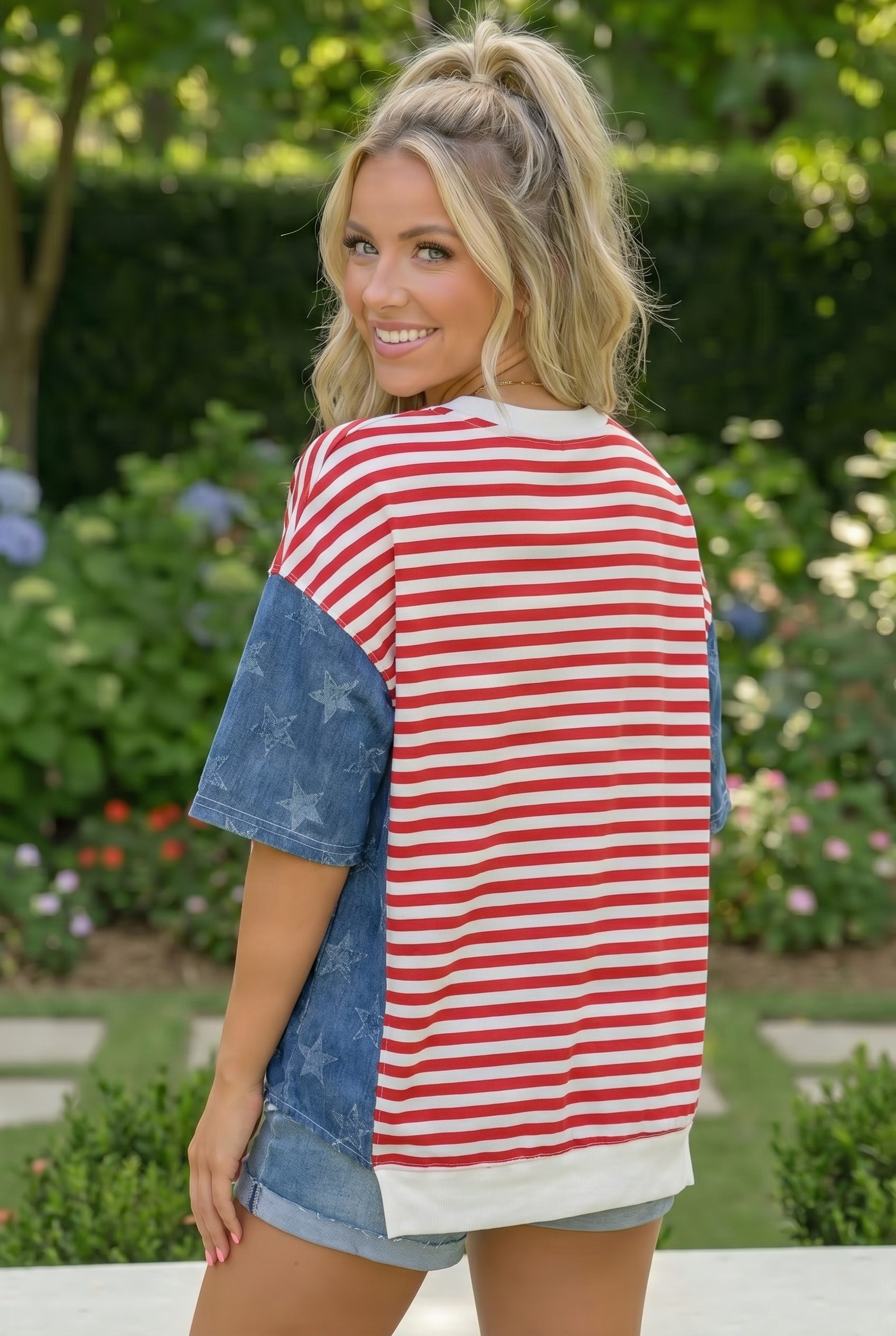 Stars Stripes and So Much Style Top - Charming Charlie