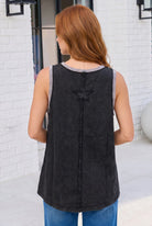 Star Power Mineral Washed Tank Top - Charming Charlie