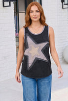 Star Power Mineral Washed Tank Top - Charming Charlie