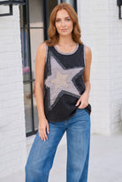 Star Power Mineral Washed Tank Top - Charming Charlie