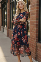 Rosy Romance Mesh Dress - Charming Charlie