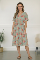 Spring at a Garden Wedding Midi Dress - Charming Charlie