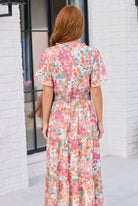 Paint and Sip Floral Tiered Midi Dress - Charming Charlie