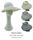 Two Tone Sun Visor - Charming Charlie