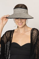 Two Tone Sun Visor - Charming Charlie
