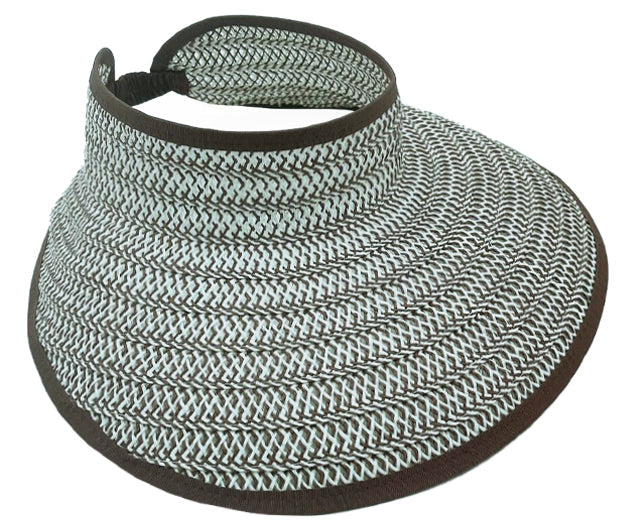 Two Tone Sun Visor - Charming Charlie