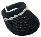 Straw Sun Visor With Pearl - Charming Charlie
