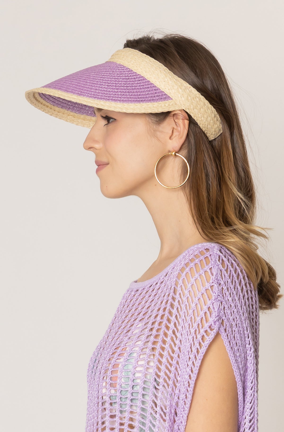 Straw Sun Visor - Charming Charlie
