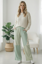 Sage Blossom Lounge Pants - Charming Charlie