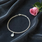 Silver-Tone Chain Hip Clip with a Teardrop Charm - Charming Charlie