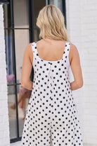 Spot On Polka Dot Wide Leg Overall Jumpsuit - Charming Charlie