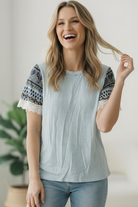 On the Soft Horizon Boho Tee - Charming Charlie