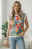 A Work of Art Ribbed Vest - Charming Charlie