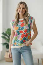 A Work of Art Ribbed Vest - Charming Charlie