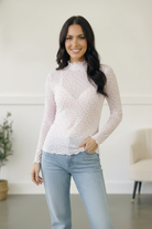 Sweetheart Whisper Mesh Top - Charming Charlie