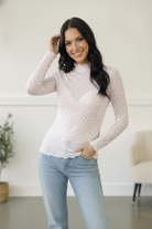 Sweetheart Whisper Mesh Top - Charming Charlie