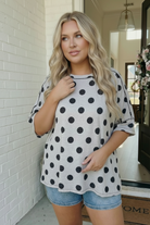 Dots All I Need Oversized Tee - Charming Charlie