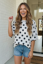 Dots All I Need Oversized Tee - Charming Charlie
