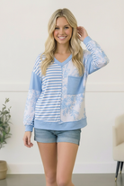Coastal Calm Colorblock Top - Charming Charlie