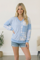 Coastal Calm Colorblock Top - Charming Charlie