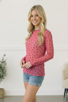 All Heart Mesh Top - Charming Charlie