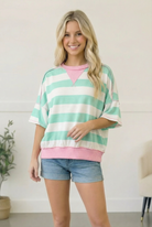 Mint Sugar Rush Colorblock Tee - Charming Charlie