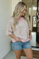 Sweet Garden Floral Drop Shoulder Top - Charming Charlie